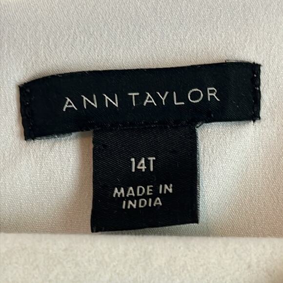 Ann Taylor Sleeveless Leaf Print Sheath Dress - Picture 7 of 8